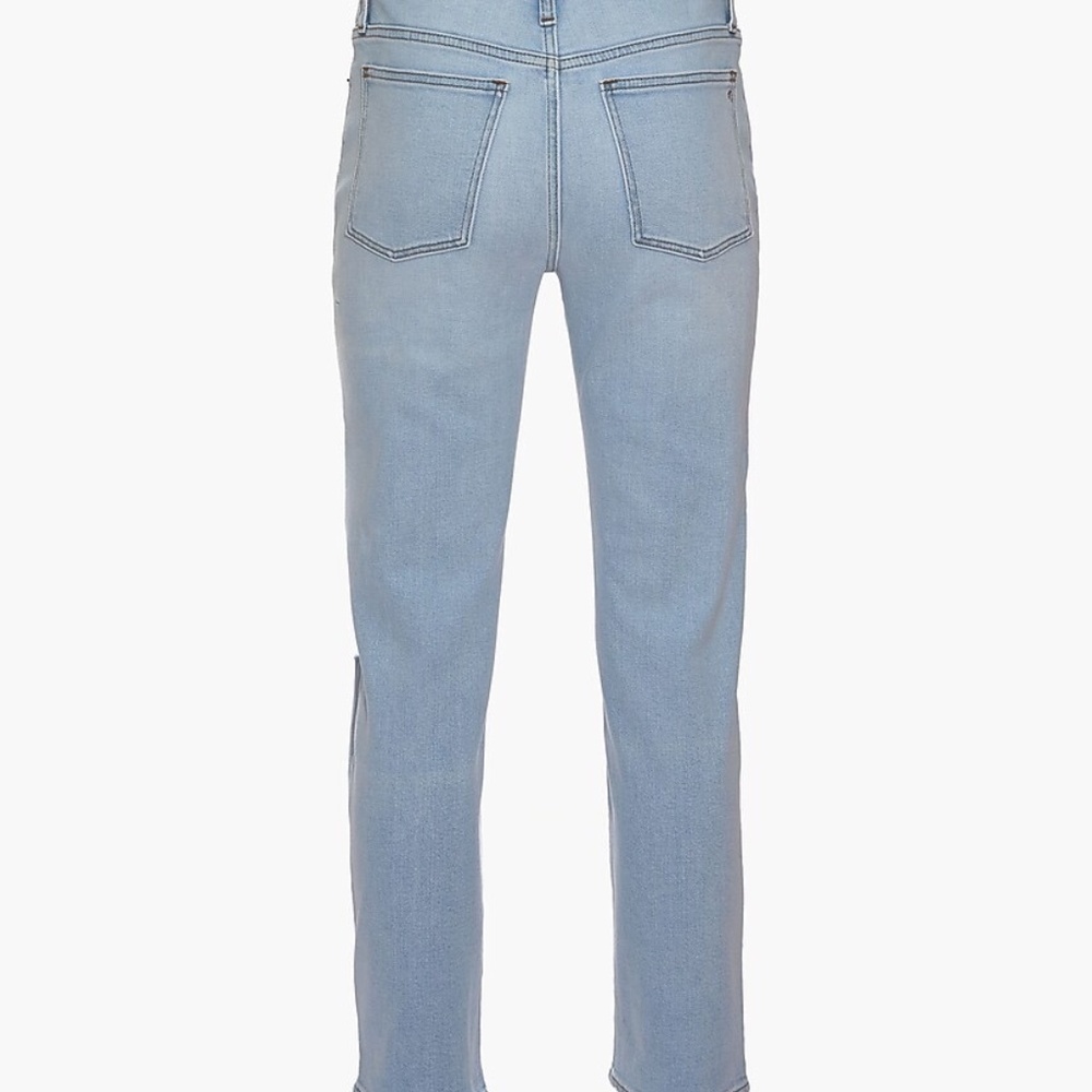 ✨3 for $50✨Madewell Mid-Rise Classic Straight Jeans, Knee-Rip, 25 - Picture 5 of 17